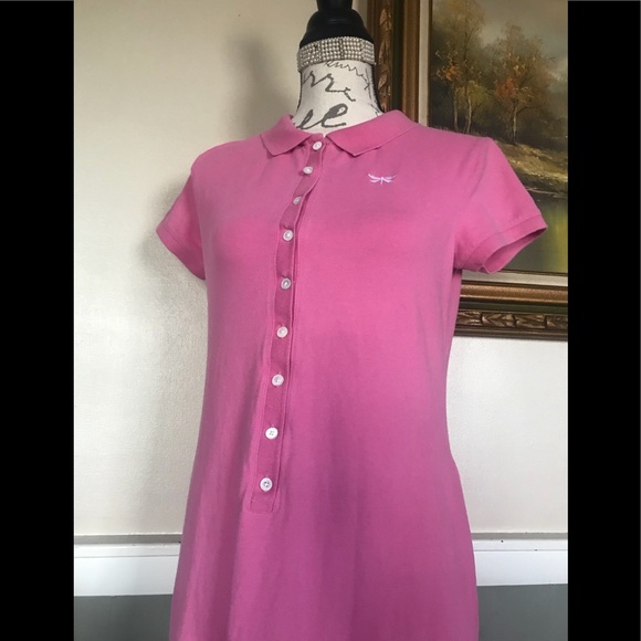 Talbots Pink Petite Polo Dress M - Picture 7 of 8